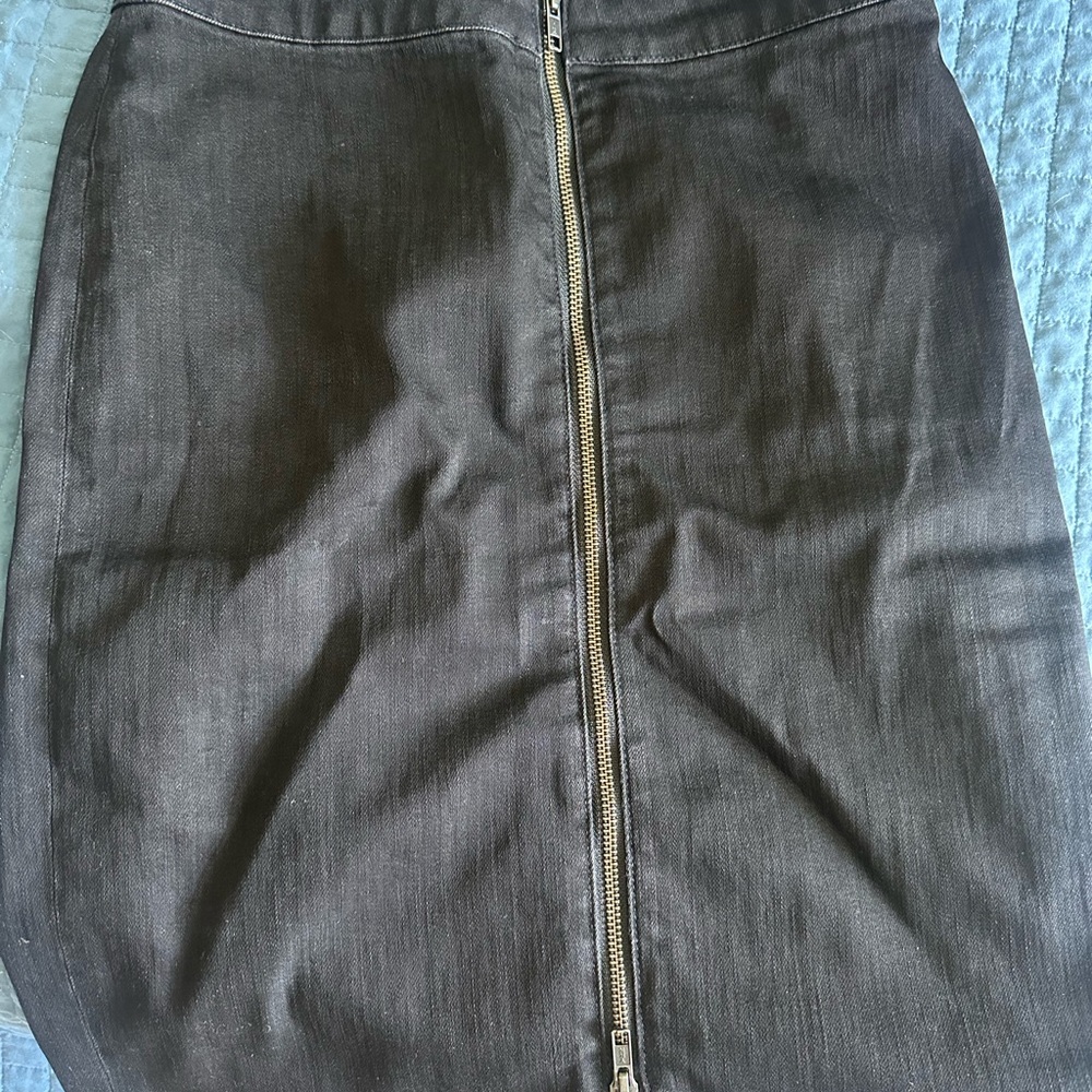 Madewell Black Pencil Skirt Knee-Length Work